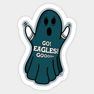 Ghost Philadelphia Eagles Sticker